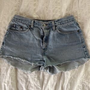 Vintage Levi’s Low Rise Jean Shorts